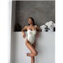 Суцільний купальник з пірсінгом 2971/99-S Domino фото - Luxbikini