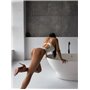 Суцільний купальник з пірсінгом 2971/99-S Domino фото - Luxbikini