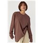 Однотонний базовий лонг oversize - коричневий цвет, ONE SIZE (є розміри) 71877  фото - Luxbikini