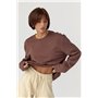 Однотонний базовий лонг oversize - коричневий цвет, ONE SIZE (є розміри) 71877  фото - Luxbikini