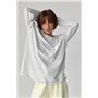Однотонний базовий лонг oversize - коричневий цвет, ONE SIZE (є розміри) 71877  фото - Luxbikini