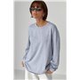 Однотонний базовий лонг oversize - коричневий цвет, ONE SIZE (є розміри) 71877  фото - Luxbikini