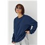 Однотонний базовий лонг oversize - коричневий цвет, ONE SIZE (є розміри) 71877  фото - Luxbikini