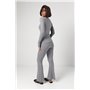 Костюм зі штанами кльош і кофтинкою на ґудзиках - сірий цвет, ONE SIZE (є розміри) 20410  фото - Luxbikini