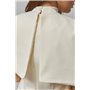 Елегантний костюм-трійка з кейпом - коричневий цвет, S (є розміри) 20260  фото - Luxbikini
