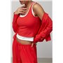 Костюм із кардигана, майки та штанів-аладінів - блакитний цвет, ONE SIZE (є розміри) 87900  фото - Luxbikini