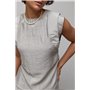 Однотонний легкий костюм із блузи та прямих штанів - білий цвет, ONE SIZE (є розміри) 66062  фото - Luxbikini