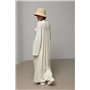 Костюм-трійка з довгим кардиганом, майкою та штанами-аладінами - блакитний цвет, ONE SIZE (є розміри) 703700  фото - Luxbikini