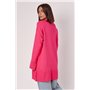 Жіноча в'язана туніка oversize із розрізами з боків - фуксія цвет, ONE SIZE (є розміри) 0270  фото - Luxbikini