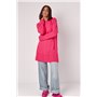 Жіноча в'язана туніка oversize із розрізами з боків - фуксія цвет, ONE SIZE (є розміри) 0270  фото - Luxbikini