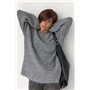 Подовжений джемпер легкої в'язки - сірий цвет, ONE SIZE (є розміри) 268  фото - Luxbikini