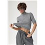 Жіноча в'язана американка - сірий цвет, ONE SIZE (є розміри) 251113  фото - Luxbikini