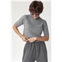 Жіноча в'язана американка - сірий цвет, ONE SIZE (є розміри) 251113  фото - Luxbikini