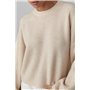 В'язана жіноча укорочена кофта - бежевий цвет, ONE SIZE (є розміри) 0920  фото - Luxbikini