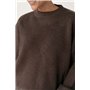 В'язана тепла однотонна кофта - бежевий цвет, ONE SIZE (є розміри) 398  фото - Luxbikini