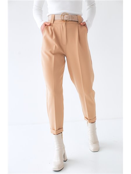 Штани банани з поясом PERRY - світло-коричневий цвет, XL (є розміри) 50536 PERRY фото - Luxbikini