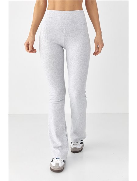 Жіночі лосини-кльош Bershka - світло-сірий цвет, L (є розміри) 251017  фото - Luxbikini