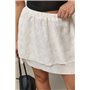 Коротка легка спідниця - білий цвет, ONE SIZE (є розміри) 66030  фото - Luxbikini