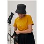 Однотонна трикотажна футболка - чорний цвет, ONE SIZE (є розміри) 00111  фото - Luxbikini