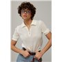 В'язане ажурне поло в ромби - блакитний цвет, ONE SIZE (є розміри) 12429  фото - Luxbikini