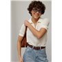 В'язане ажурне поло в ромби - блакитний цвет, ONE SIZE (є розміри) 12429  фото - Luxbikini