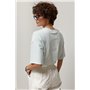 Однотонна трикотажна вільна футболка - білий цвет, XL (є розміри) 26200  фото - Luxbikini