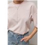 Однотонна трикотажна вільна футболка - білий цвет, XL (є розміри) 26200  фото - Luxbikini