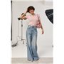 Укорочене в'язане поло - пудра цвет, ONE SIZE (є розміри) 3400  фото - Luxbikini