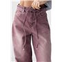 Кольорові джинси Baggy на зав'язках - бордо цвет, 38р (є розміри) 3694  фото - Luxbikini