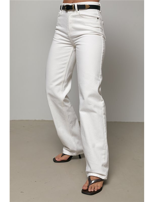 Білі джинси wide leg - білий цвет, 36р (є розміри) 1508 фото - Luxbikini
