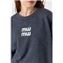 Спортивний костюм Miu Miu із шортами - темно-сірий цвет, L (є розміри) 234560  фото - Luxbikini