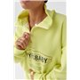 Теплий спортивний костюм із принтом - лимонний цвет, L/XL (є розміри) 5568  фото - Luxbikini