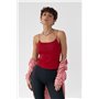 Однотонна майка на тонких бретелях - червоний цвет, ONE SIZE (є розміри) 6751  фото - Luxbikini