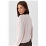 Короткий легкий кардиган на блискавці - пудра цвет, ONE SIZE (є розміри) 66008  фото - Luxbikini