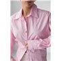 Класична однотонна сорочка з елегантними ґудзиками - коричневий цвет, ONE SIZE (є розміри) 25052  фото - Luxbikini
