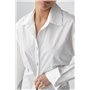 Класична однотонна сорочка з елегантними ґудзиками - коричневий цвет, ONE SIZE (є розміри) 25052  фото - Luxbikini