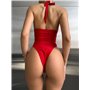 Купальник суцільний з перехрестом та високими трусиками 2944/92-S Domino фото - Luxbikini