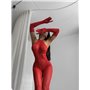 Бодістокінг з силуетними швами М68/161-S Domino фото - Luxbikini