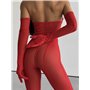Бодістокінг з силуетними швами М68/161-S Domino фото - Luxbikini