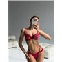 Комплект білизни атлас з мереживом , пояс та гартери 573/123-S Domino фото - Luxbikini