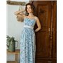 Сукня "Rosetta" тканина штапель Блакитна квітка 5276 QC фото - Luxbikini