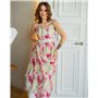 Сукня "Rosetta" тканина штапель Рожева квітка 5274 QC фото - Luxbikini