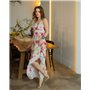 Сукня "Rosetta" тканина штапель Рожева квітка 5274 QC фото - Luxbikini