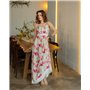 Сукня "Rosetta" тканина штапель Рожева квітка 5274 QC фото - Luxbikini