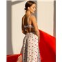 Домашній костюм "Afina" (халат+топ+штани) трикотаж двунитка Серця 4701 QC фото - Luxbikini