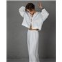Домашній костюм "Frida" шовк віскоза Білий 4689 QC фото - Luxbikini