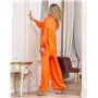 Домашній костюм Сакура помаранчевий 3581 QC фото - Luxbikini
