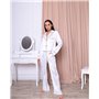 Піжама з шовку Армані Bonnie Білий 3202 QC фото - Luxbikini