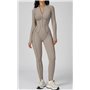 Кетсьют фітнес-комбінезон – холодний сірий КЕТСЬЮТ-ДОВГ-КОЛД-ГРЕЙ  фото - Luxbikini
