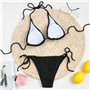 Купальник жатка на зав'язках M-L зелений X0000938-5 China фото - Luxbikini
